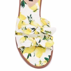 Kensie Millard Sandal Lemon Print Size 5.5